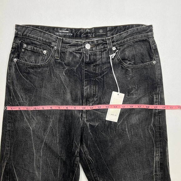 Adriano Goldschmied AG The Phoebe Jeans Vintage High Waist Tapered Leg Size 31 - Picture 9 of 12